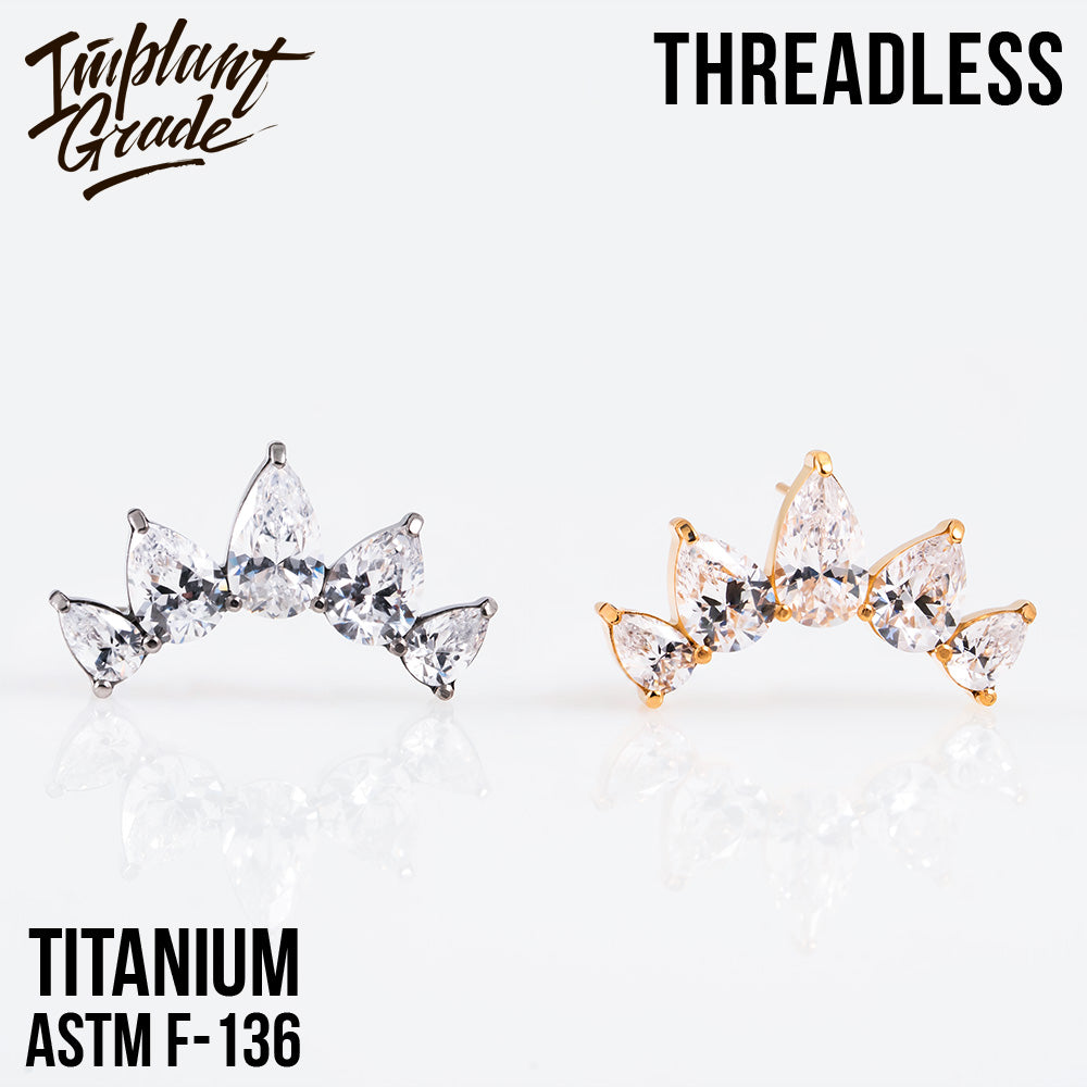 Threadless Diadem Cluster