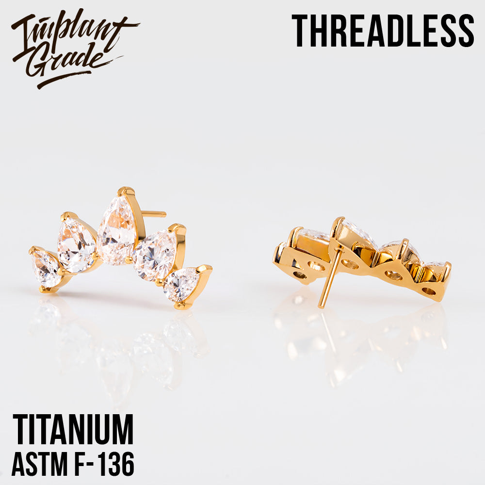 Threadless Diadem Cluster