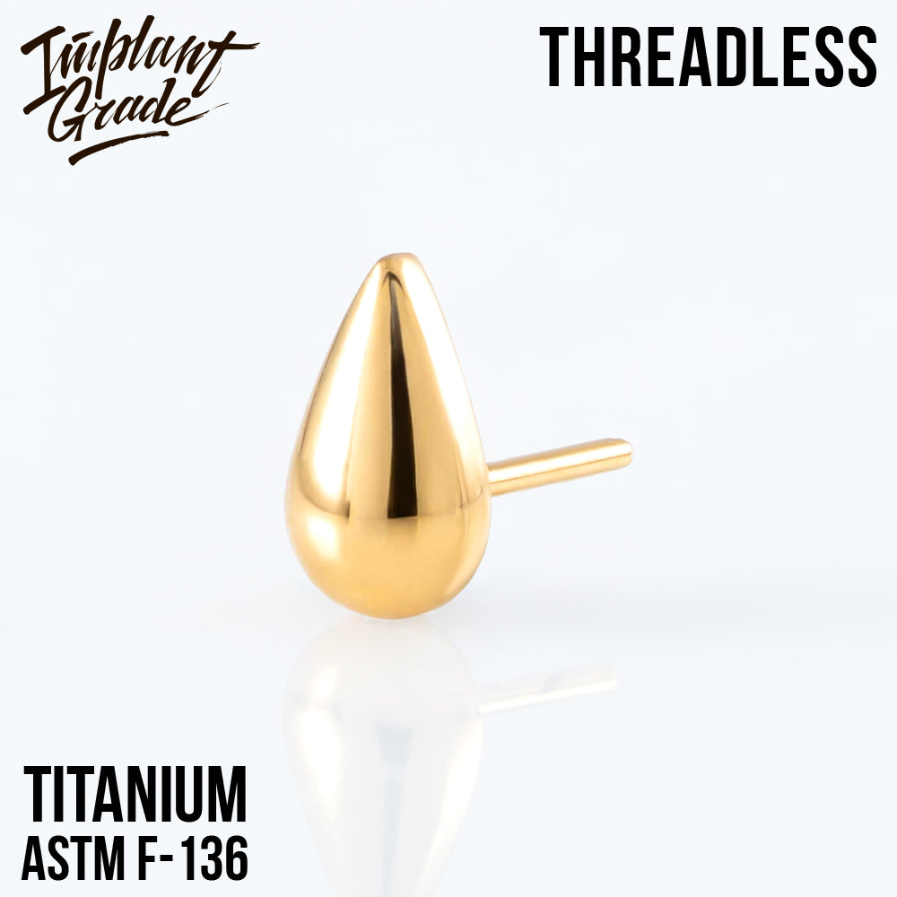 Threadless Gold Drop 3 D top