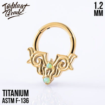 Eclectic Hinged Segment Ring 1.2 (16 G)