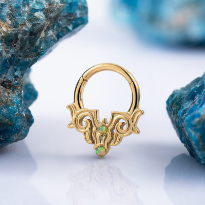 Eclectic Hinged Segment Ring 1.2 (16 G)