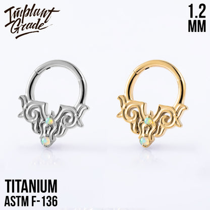 Eclectic Hinged Segment Ring 1.2 (16 G)