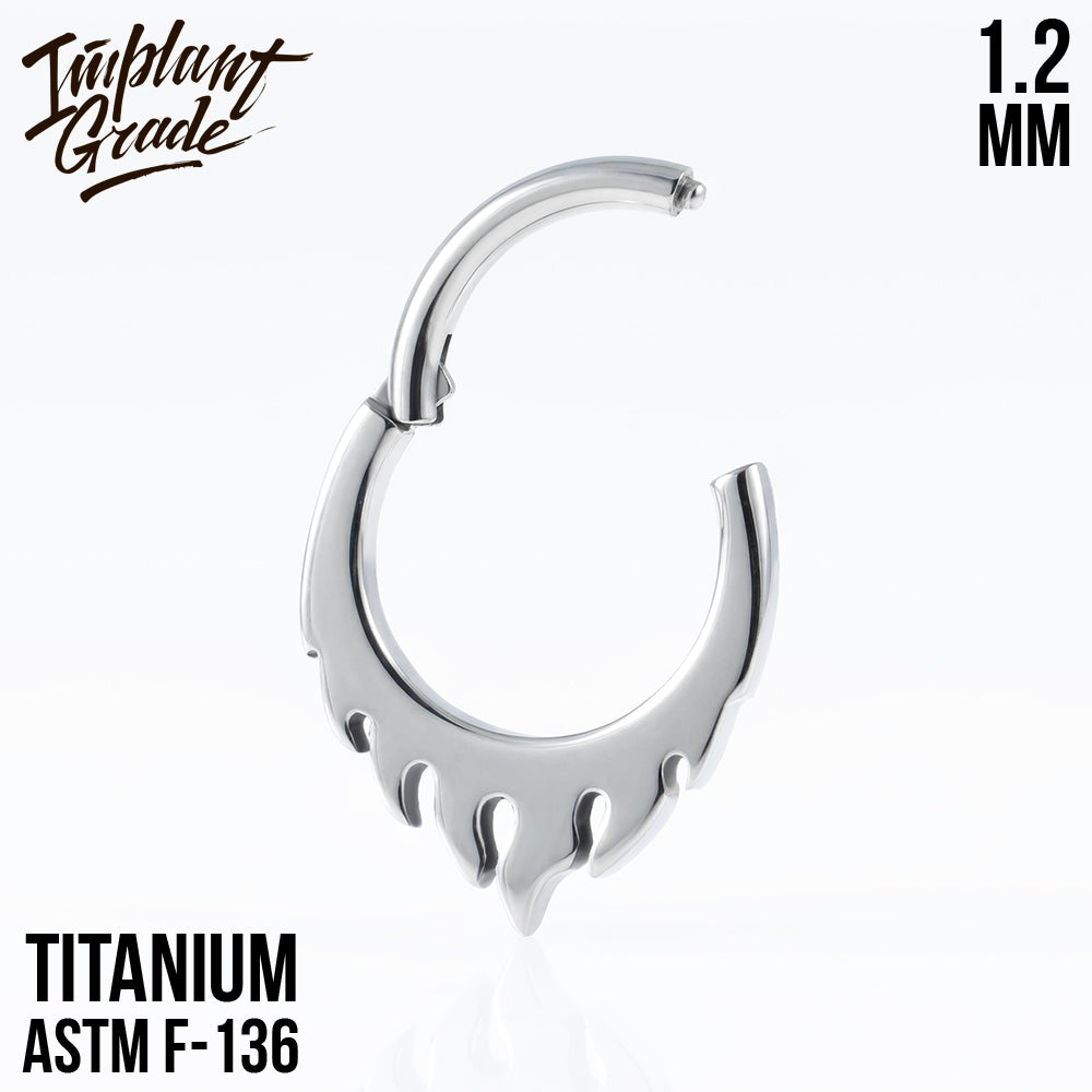 Fire Hinged Segment Ring 1.2 (16 G)