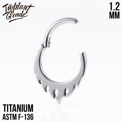 Fire Hinged Segment Ring 1.2 (16 G)