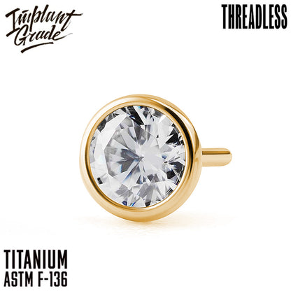 Threadless crystal top
