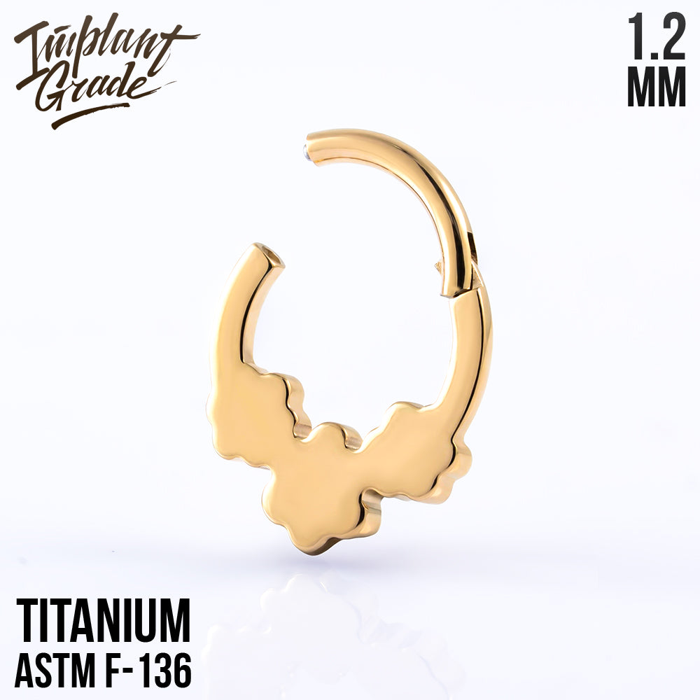 Flower Hinged Segment Ring 1.2 (16 G)