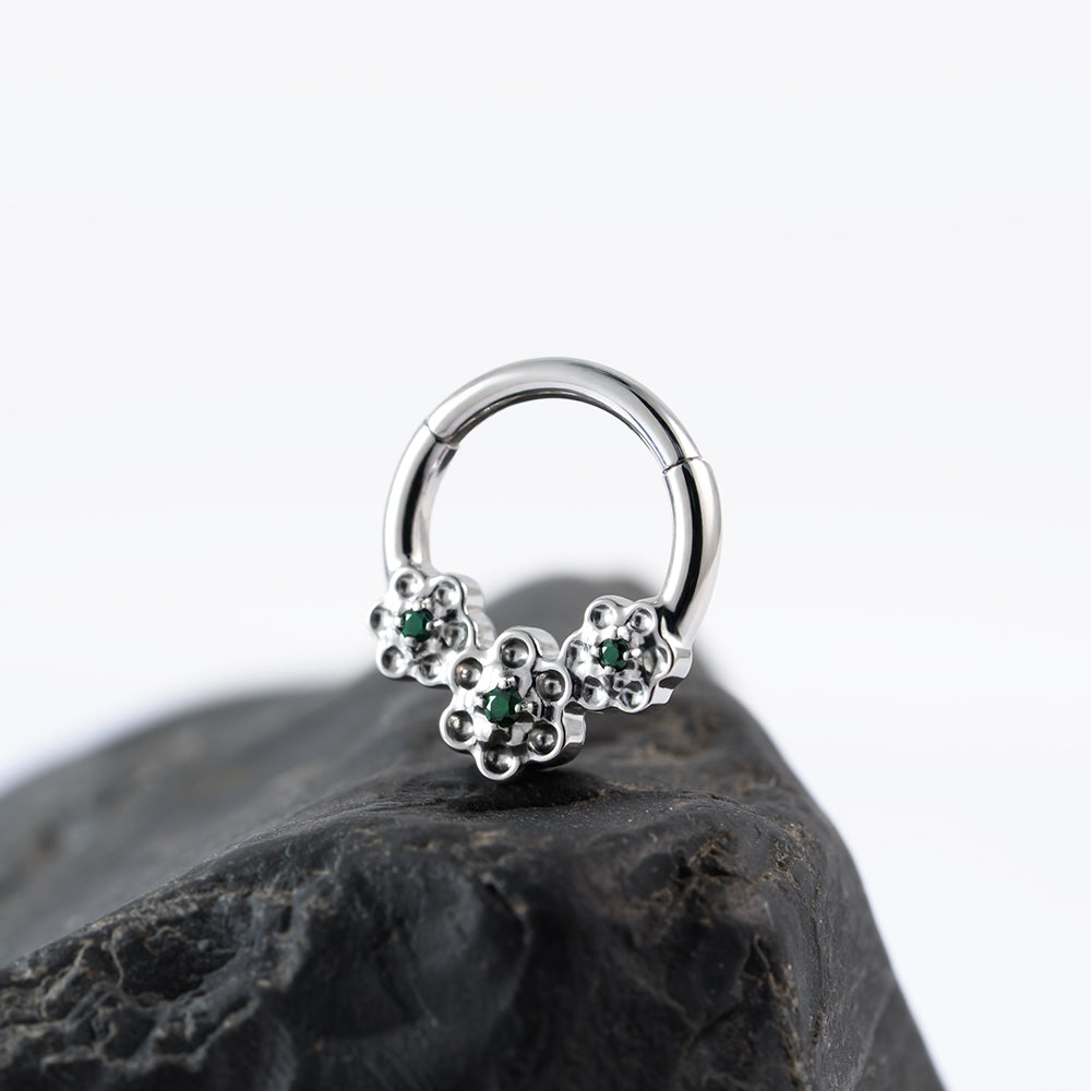 Flower Hinged Segment Ring 1.2 (16 G)
