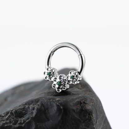 Flower Hinged Segment Ring 1.2 (16 G)