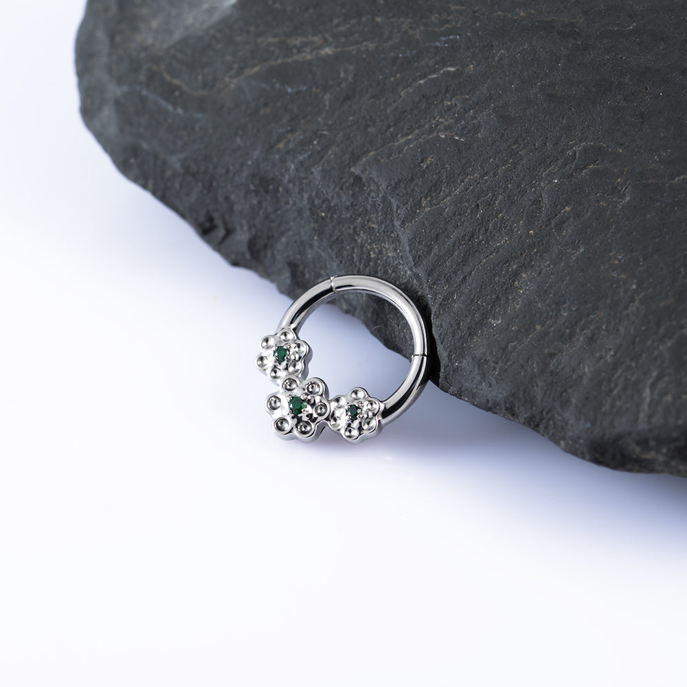 Flower Hinged Segment Ring 1.2 (16 G)