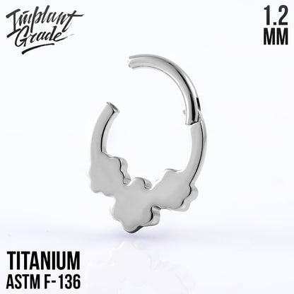 Flower Hinged Segment Ring 1.2 (16 G)