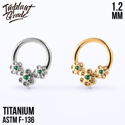 Flower Hinged Segment Ring 1.2 (16 G)