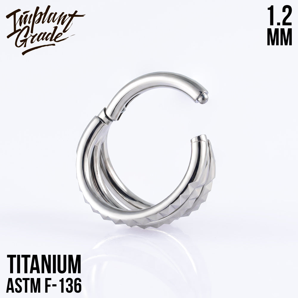 Geometry Trix Hinged Segment Ring 1.2 (16 G)