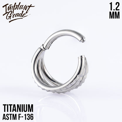 Geometry Trix Hinged Segment Ring 1.2 (16 G)