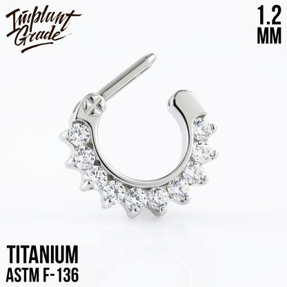 Glam Hinged Segment Ring 1.2 (16 G)
