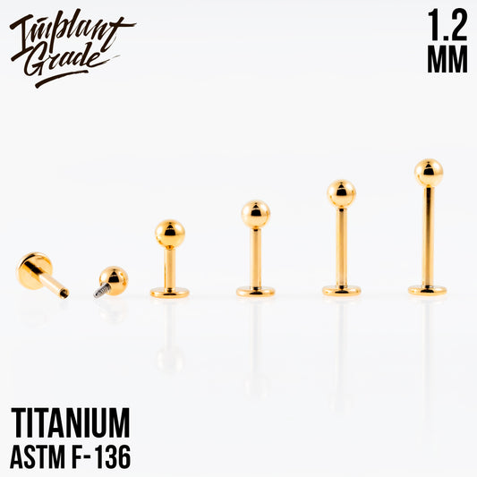 Gold labret 1.2 (16 G)