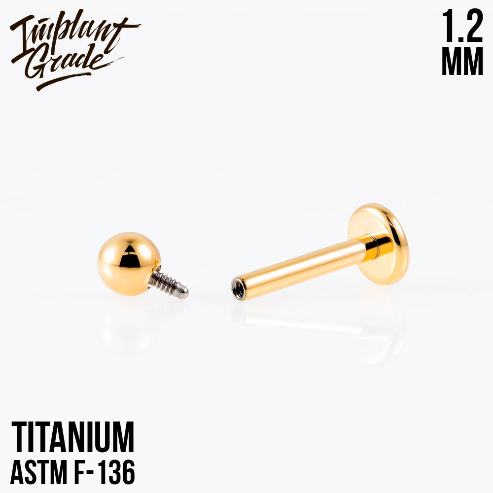 Gold labret 1.2 (16 G)
