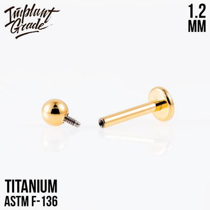 Gold labret 1.2 (16 G)