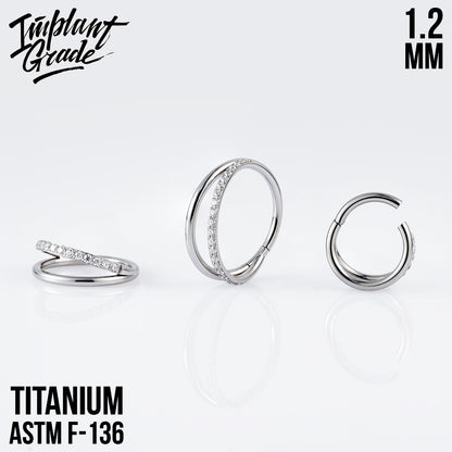 Half Smile Hinged Segment Ring 1.2 (16 G)