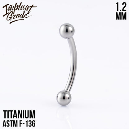Curved barbell 1.2 (16 G)