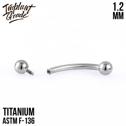 Curved barbell 1.2 (16 G)
