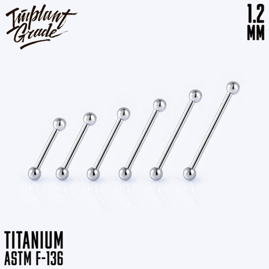 Bar 1.2 (16 G) balls 3 mm