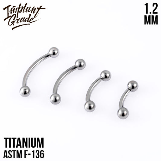 Curved barbell 1.2 (16 G)