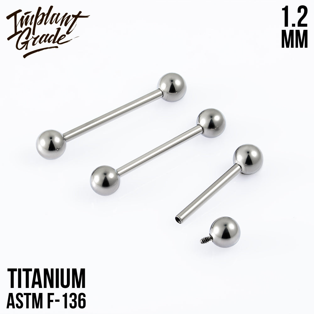 Bar 1.2 (16 G) balls 4 mm