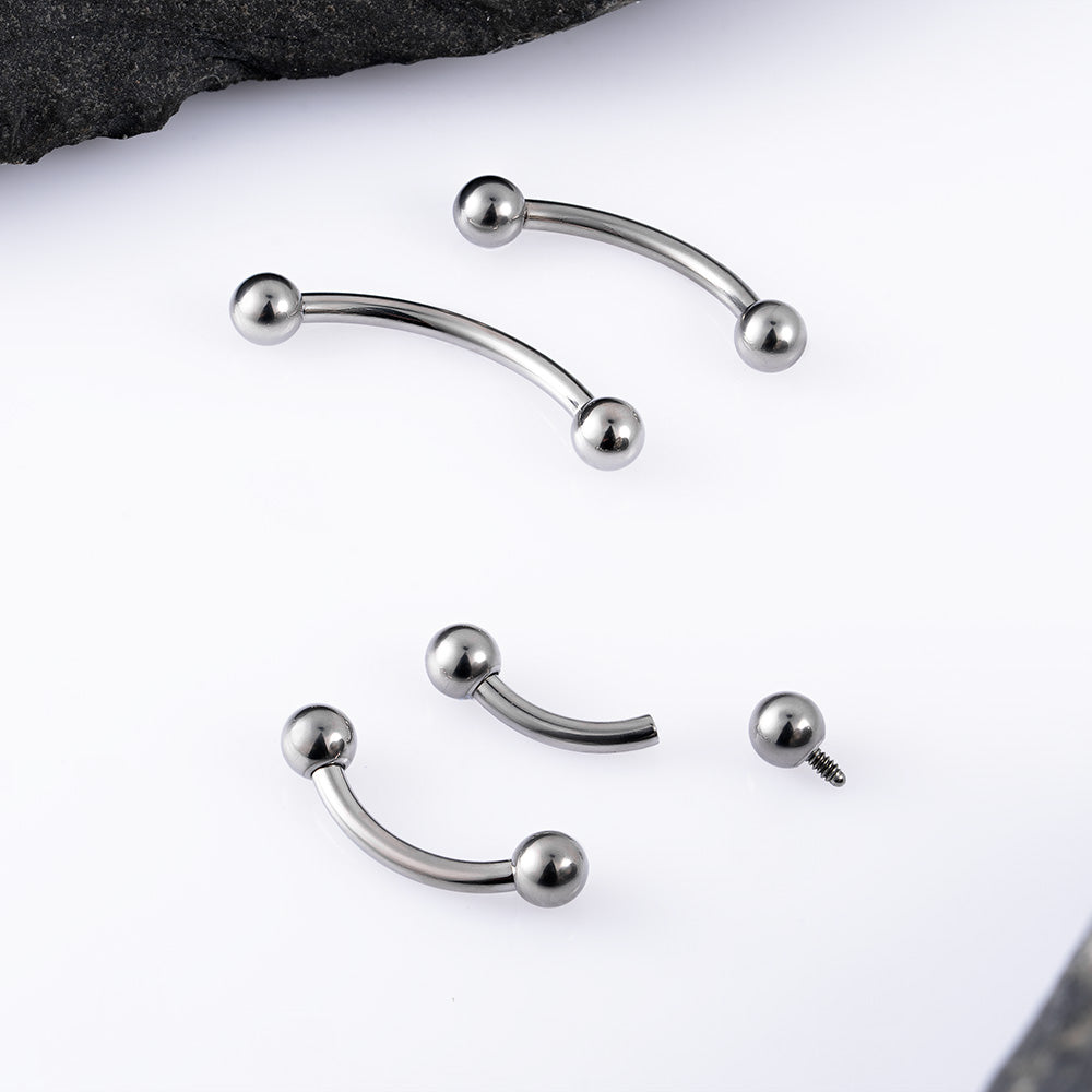 Curved barbell 1.2 (16 G)