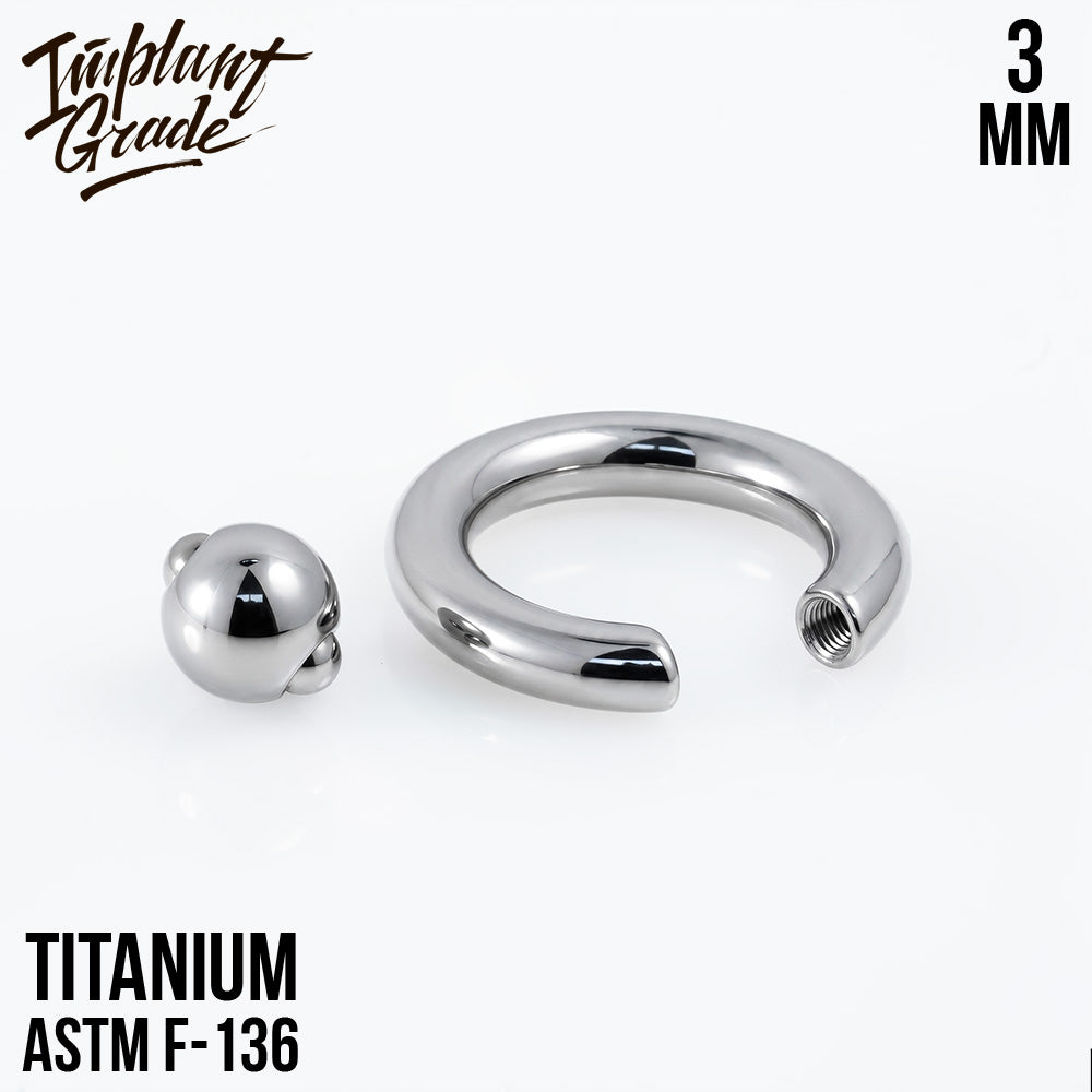 Hinged Ball Closure Ring