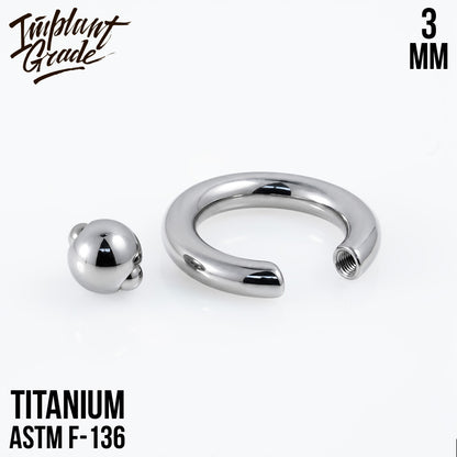 Hinged Ball Closure Ring