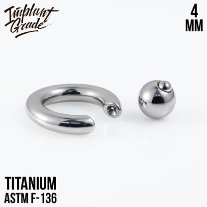 Hinged Ball Closure Ring