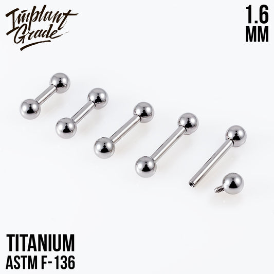 Bar 1.6 (14 G) balls 4 mm
