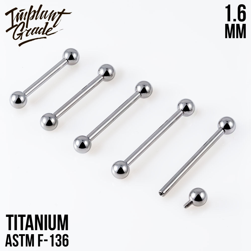 Bar 1.6 (14 G) balls 4 mm