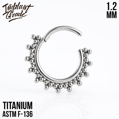 King Hinged Segment Ring 1.2 (16 G)