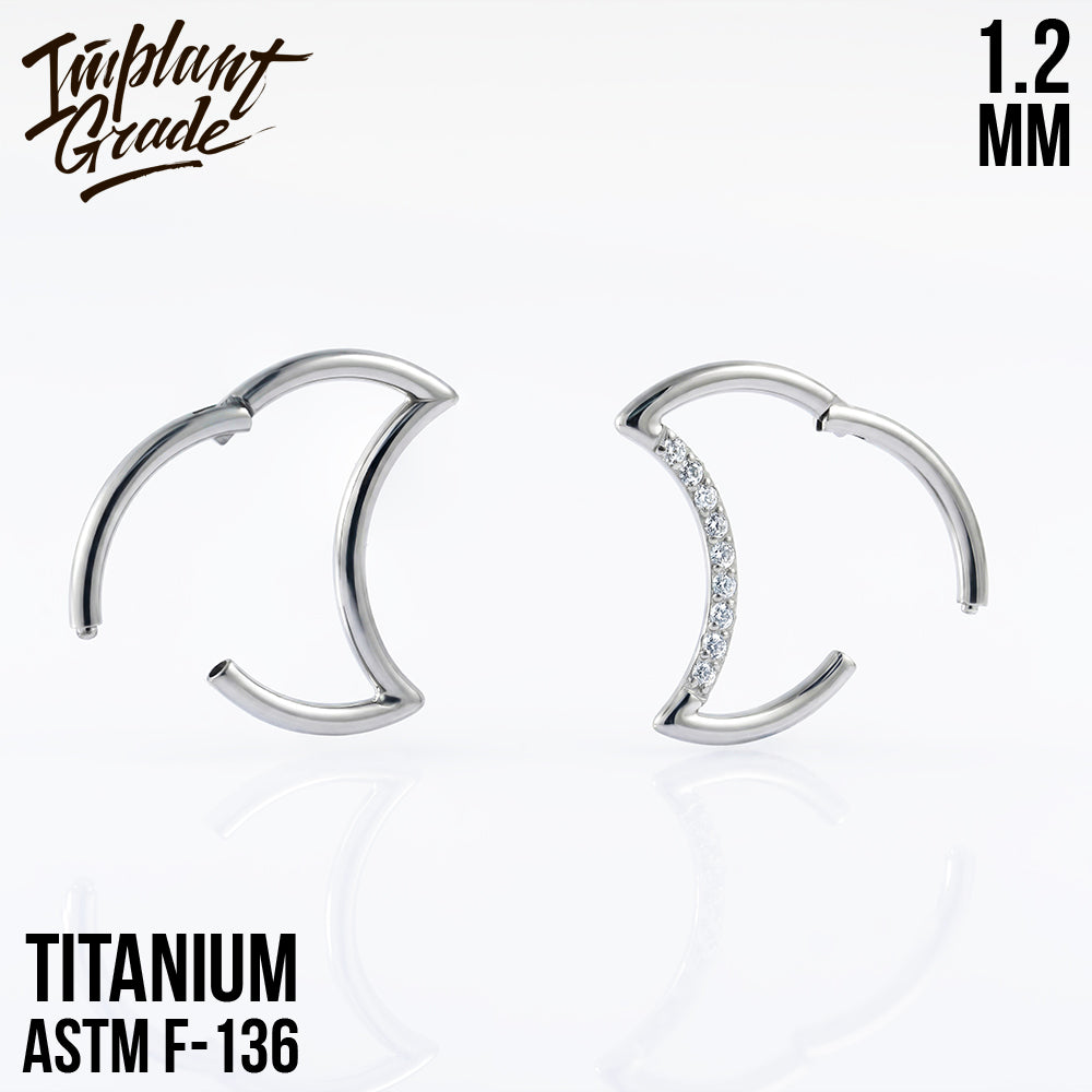 Moon Hinged Segment Ring 1.2 (16 G)