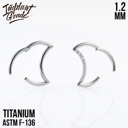 Moon Hinged Segment Ring 1.2 (16 G)