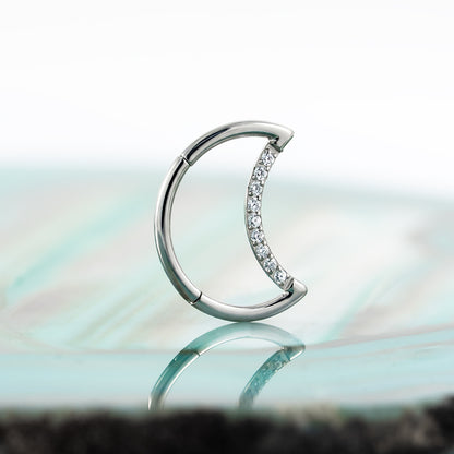 Moon Hinged Segment Ring 1.2 (16 G)