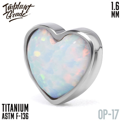 Heart Opal top 1.6