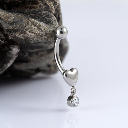 Banana Pendant Heart 1.6 (14 G)