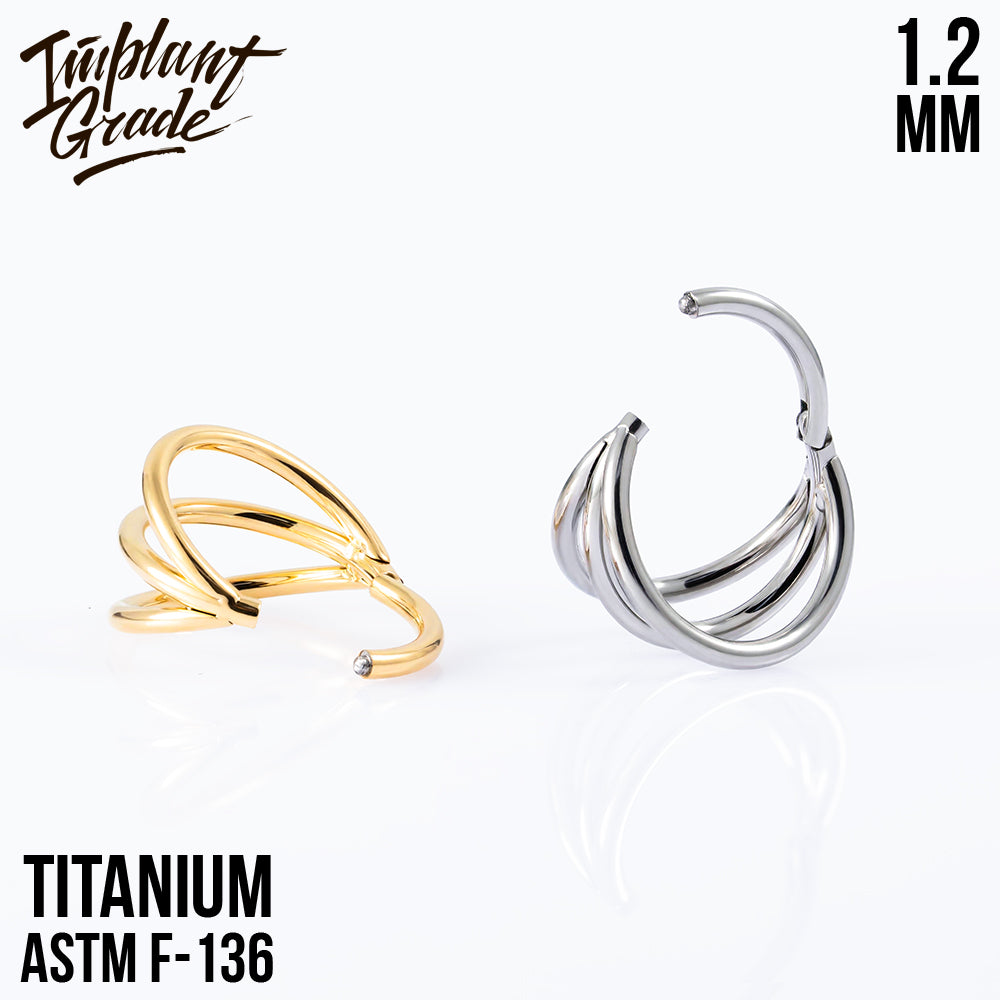 Simple Trix Hinged Segment Ring 1.2 (16 G)