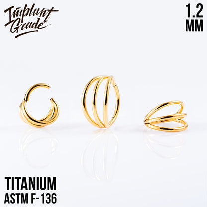 Simple Trix Hinged Segment Ring 1.2 (16 G)
