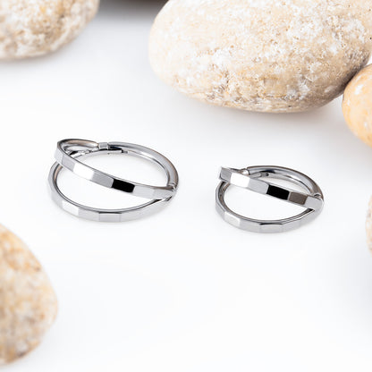 Smile Geometry Hinged Segment Ring 1.2 (16 G)