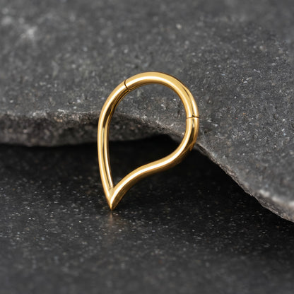 Teardrop Hinged Segment Ring 1.2 (16 G)