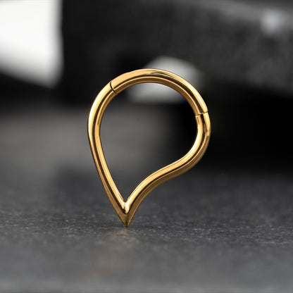 Teardrop Hinged Segment Ring 1.2 (16 G)