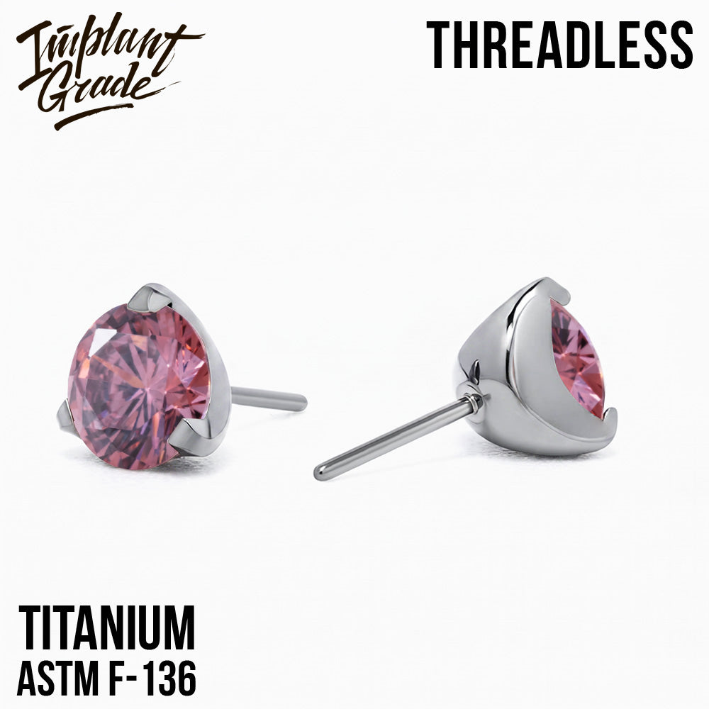 Threadless three prong set Roudulight top