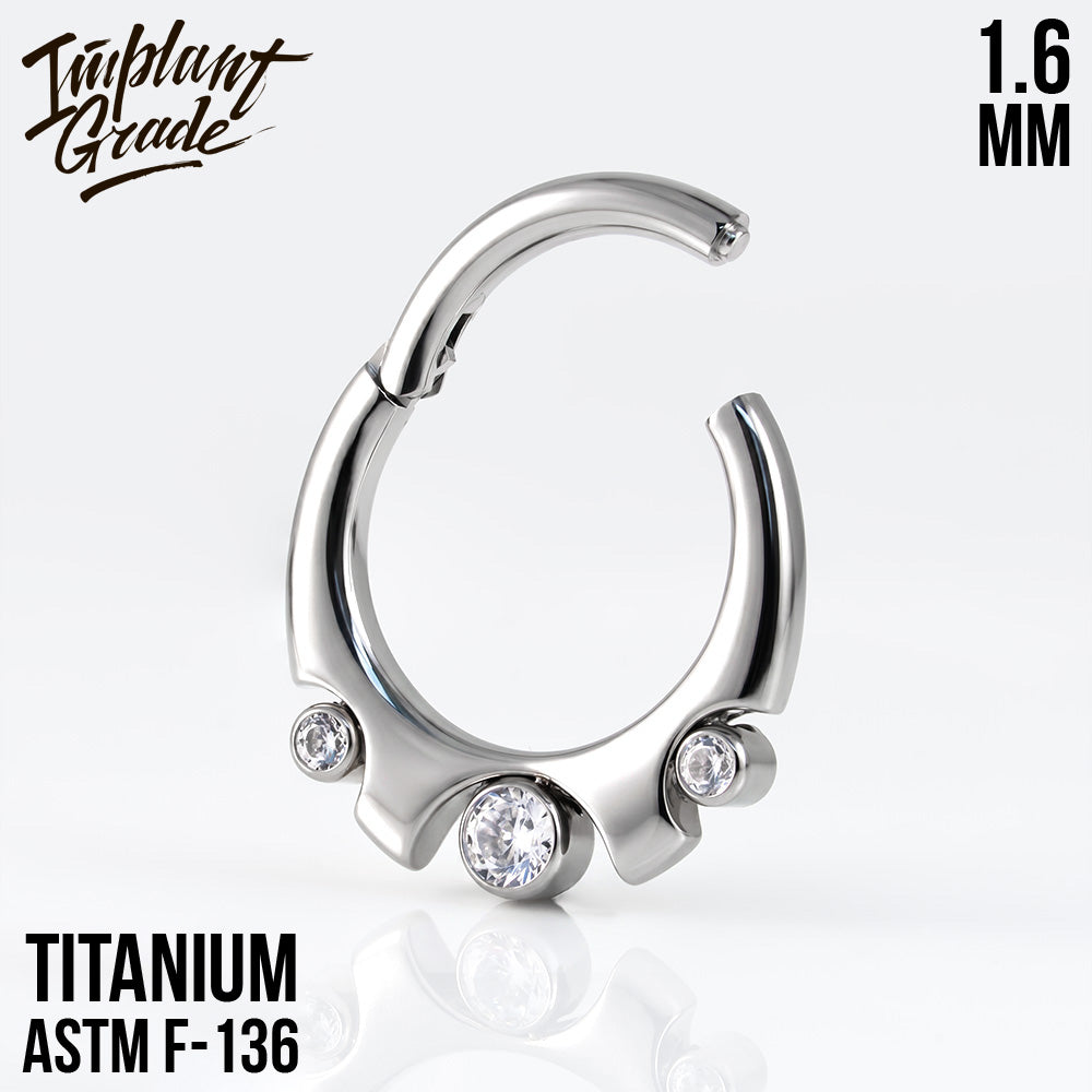 Marta Hinged Segment Ring 1.6 (14 G)