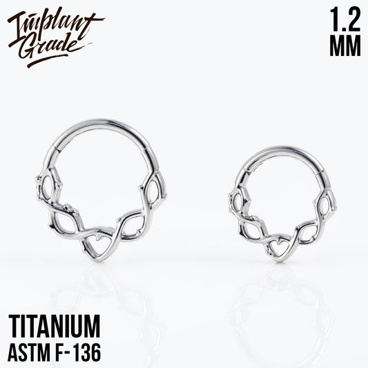 Wreath Hinged Segment Ring 1.2 (16 G)