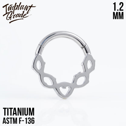 Wreath Hinged Segment Ring 1.2 (16 G)