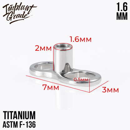 Microdermal anchor XL 1.6 (14 G)