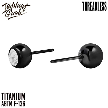 Threadless Jewel Ball top